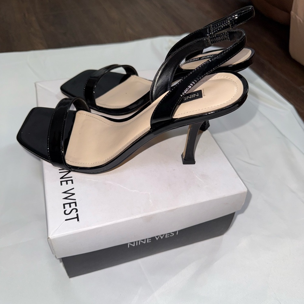 Nine West Black Women's Sandals, Heels SZ 10 M - Picture 6 of 9